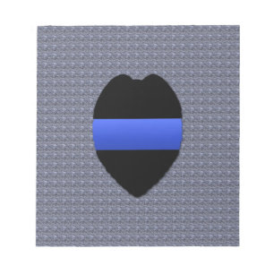 Thin Blue Line Notizblock