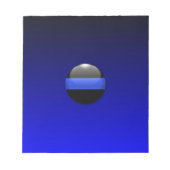 Thin Blue Line Notizblock (Vorderseite)