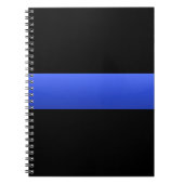 Thin Blue Line Notizblock (Vorderseite)