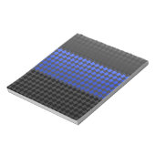 Thin Blue Line Notizblock (Rotiert)