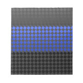 Thin Blue Line Notizblock (Vorderseite)