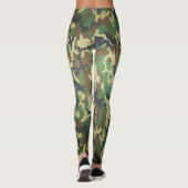 Thin Blue Line - Nuthin' Aber Camouflage Leggings (Rückseite)