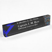 Thin Blue Line NYPD Offset Patch Name Plate Namensplakette