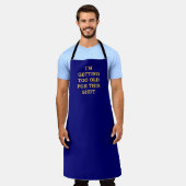 Thin Blue Line - Old Shift Long Schürze (Getragen)