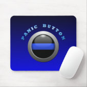 Thin Blue Line - Panic Button Mousepad (Mit Mouse)