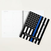 Thin Blue Line Personalisiert Police Officer Planer (Anzeige)