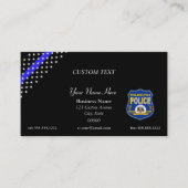 Thin Blue Line Philadelphia Business Card Visitenkarte (Vorderseite)