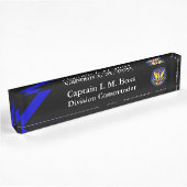 Thin Blue Line - Phoenix PD Patch Desk Name Plate Namensplakette
