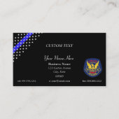 Thin Blue Line Phoenix Police Business Card Visitenkarte (Vorderseite)