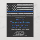 Thin Blue Line Police Academy Abschluss Budget (Vorderseite)