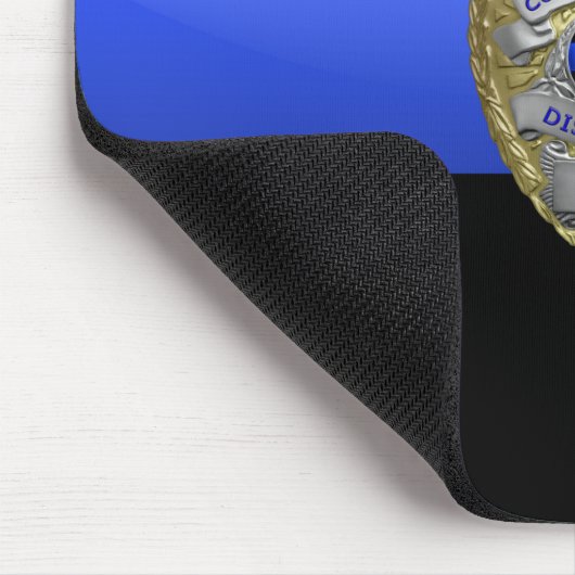 Thin Blue Line Police Dispatcher Abzeichen Mouse P Mousepad (Ecke)
