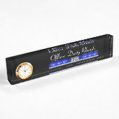 Thin Blue Line - Police Light Bar Namensplakette