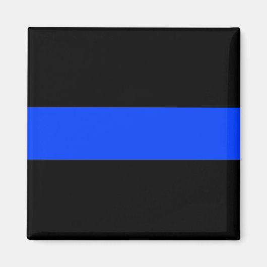 Thin Blue Line Police Magnet (Vorne)