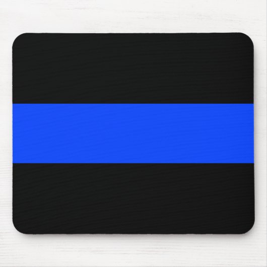 Thin Blue Line Police Mouse Pad Mousepad (Vorne)