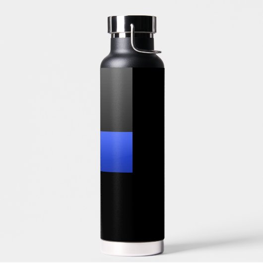 Thin Blue Line Police Supporter Thermal Tumbler Trinkflasche (Links)
