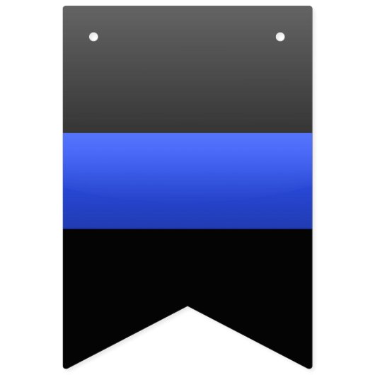 Thin Blue Line Police Wimpelkette (Dritte Fahne)