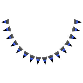 Thin Blue Line Police Wimpelkette