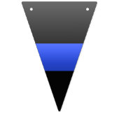 Thin Blue Line Police Wimpelkette (Dritte Fahne)