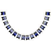 Thin Blue Line Police Wimpelkette (Alle)