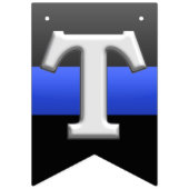Thin Blue Line Police Wimpelkette (Zweite Fahne)