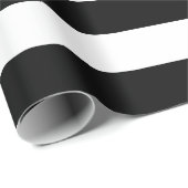 Thin Blue Line Polizei-Flagge Geschenkpapier (Rolleneckpunkt)
