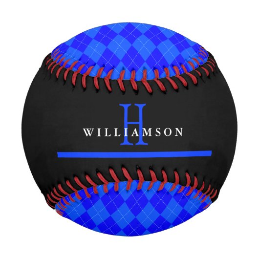Thin Blue Line Polizei Jahrestag Custom Baseball (Vorderseite)