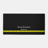 Thin Blue Line - Polizei-Kriminalitätsband Schreibtischunterlage (Vorderseite)