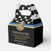 Thin Blue Line Polizei Polizeieinweisung Geschenkschachtel (Vorderseite)