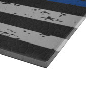 Thin Blue Line - Polizeibeamte - K9 Polizeihund Schneidebrett (Ecke)