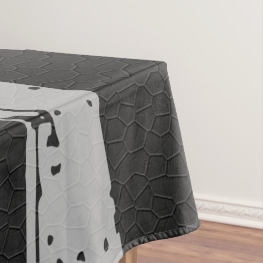 Thin Blue Line - Polizeichef - Amerikanische Flagg Tischdecke (Beispiel)