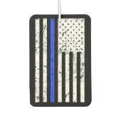 Thin Blue Line - Polizeichef - Auto Freshner Autolufterfrischer (Vorderseite)