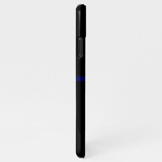 Thin Blue Line Polizeigebet PERSONALISIERTER Haush iPhone Hülle (Rechte Seite)