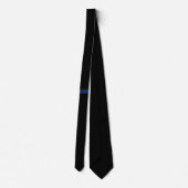 Thin Blue Line Polizeihalsband Krawatte (Rückseite)