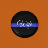 Thin Blue Line: Polizeiliche Ehefrau Button