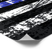 Thin Blue Line Poster (Ecke)