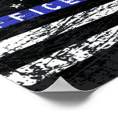 Thin Blue Line Poster (Ecke)