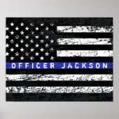 Thin Blue Line Poster (Vorne)
