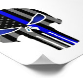 Thin Blue Line Poster (Ecke)