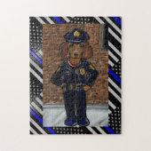 THIN BLUE LINE PUZZLE (Vertikal)
