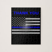 THIN BLUE LINE PUZZLE (Vertikal)