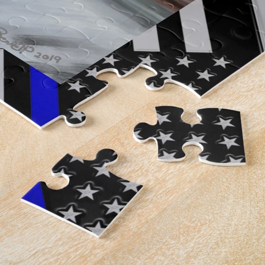 THIN BLUE LINE PUZZLE (Seite)