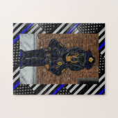 THIN BLUE LINE PUZZLE (Horizontal)