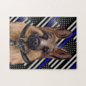 THIN BLUE LINE PUZZLE (Horizontal)