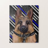 THIN BLUE LINE PUZZLE (Vertikal)