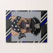 THIN BLUE LINE PUZZLE (Horizontal)