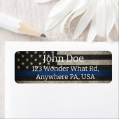 Thin Blue Line Return Labels (Insitu)