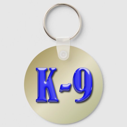 Thin Blue Line Schlüsselanhänger (Vorderseite)