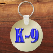 Thin Blue Line Schlüsselanhänger (Rückseite)