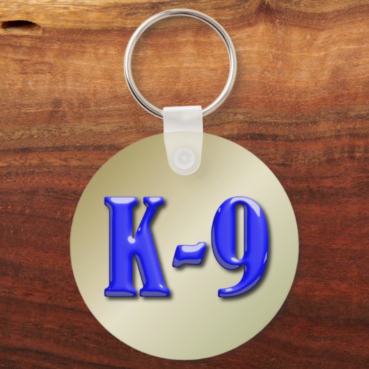 Thin Blue Line Schlüsselanhänger (Rückseite)