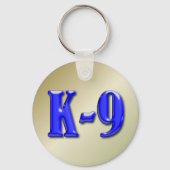 Thin Blue Line Schlüsselanhänger (Rückseite)